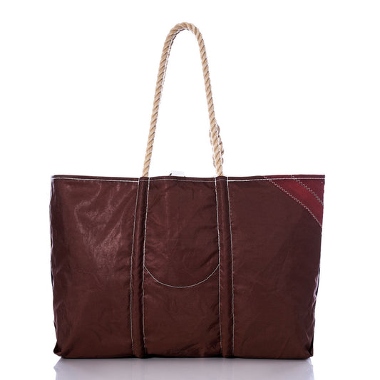 Vintage Black and Brown Large Tote Alternate View