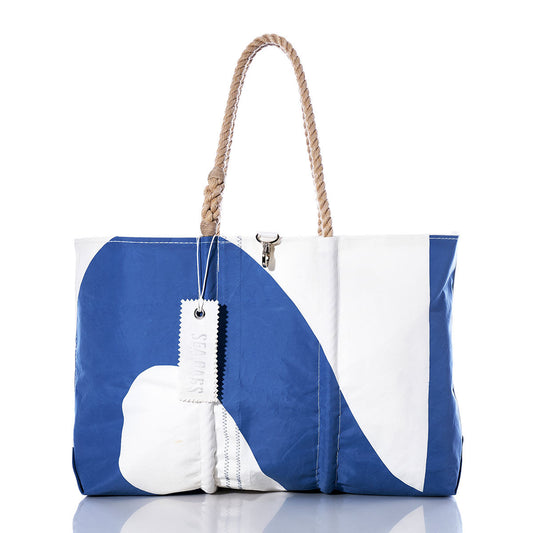 Vintage Blue 2 Large Tote