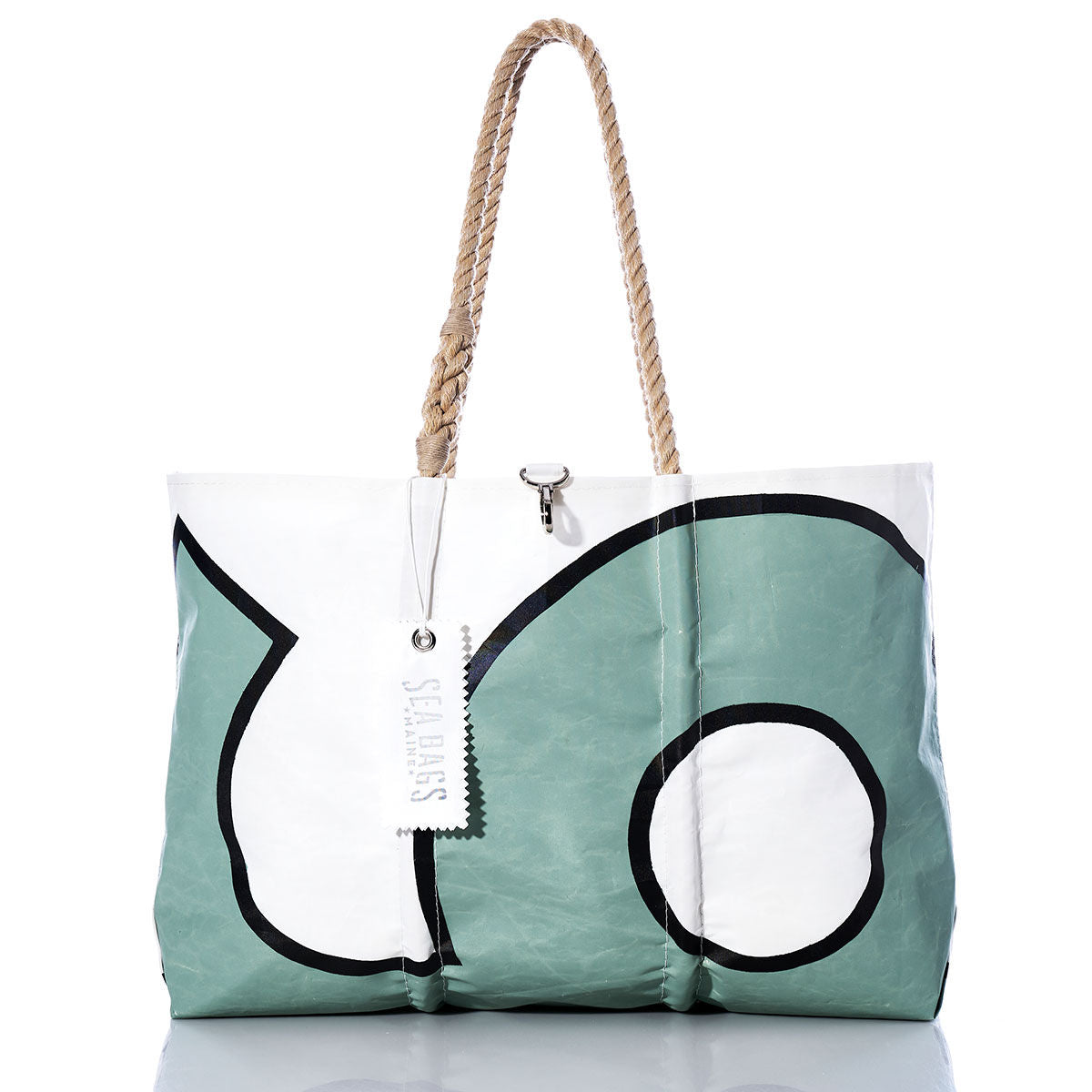 Vintage Sage Green 9 Large Tote