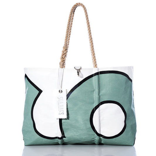 Vintage Sage Green 9 Large Tote