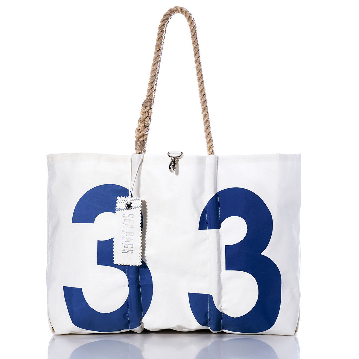 Vintage Blue 33 Large Tote