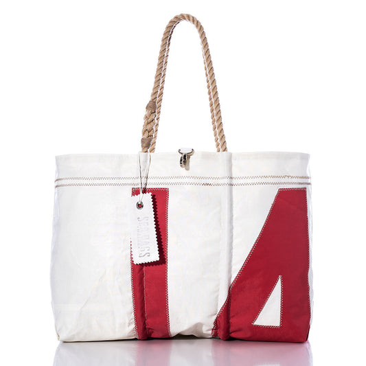 Vintage Red 14 Large Tote