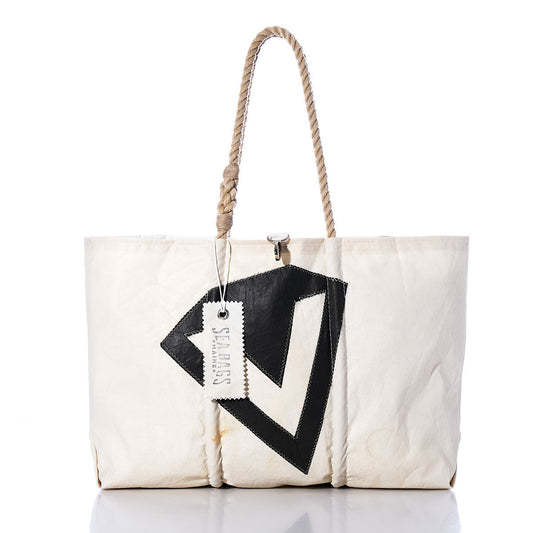 Vintage Diamond V Large Tote