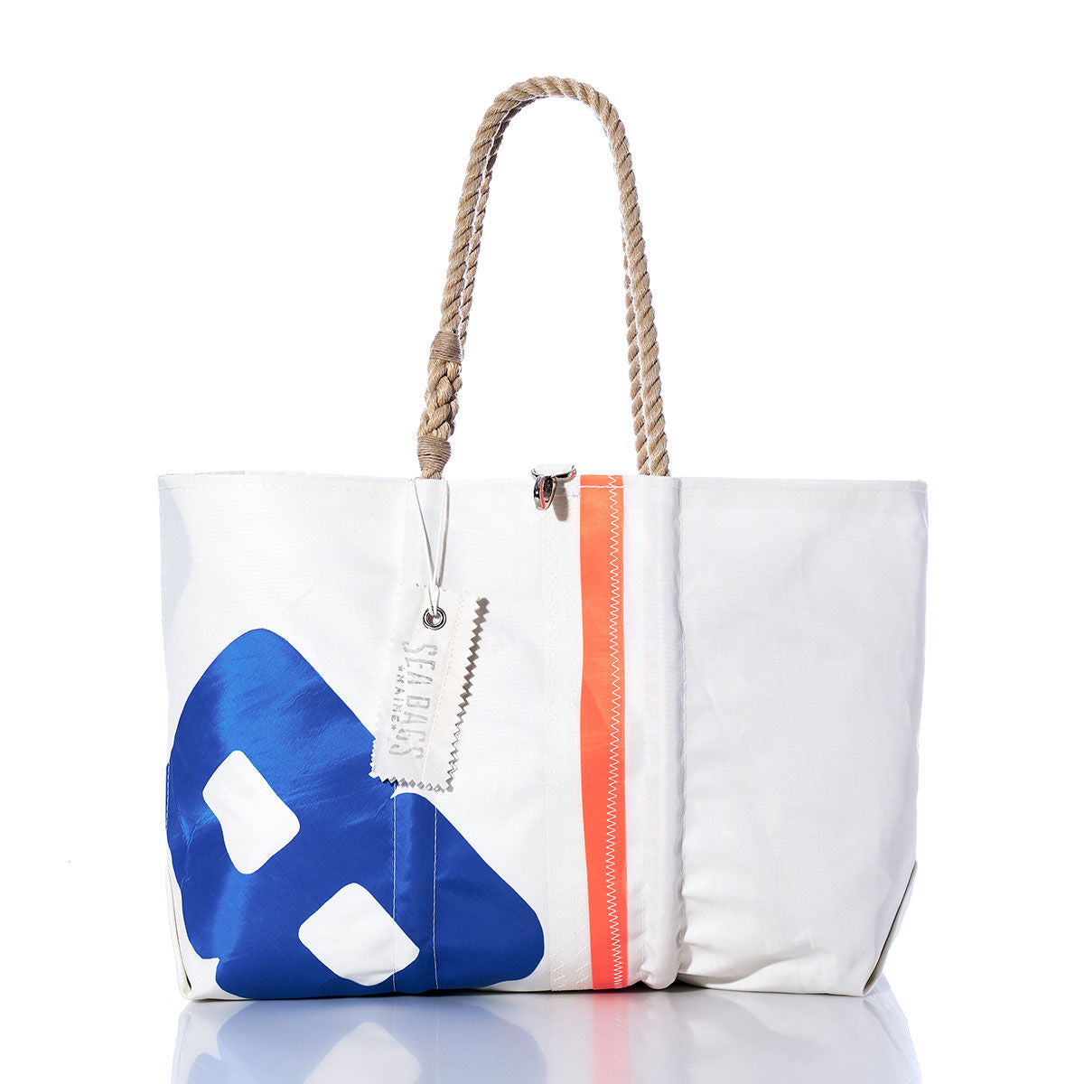 Vintage Blue 8 Large Tote