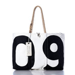 Vintage Black 09 Large Tote