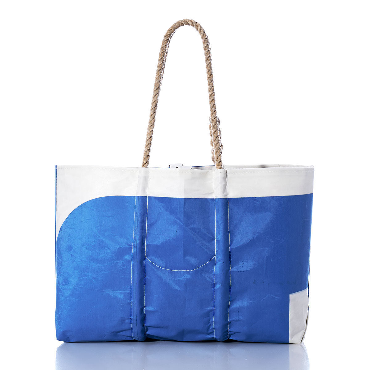 Vintage Blue and White Large Tote Alternate View