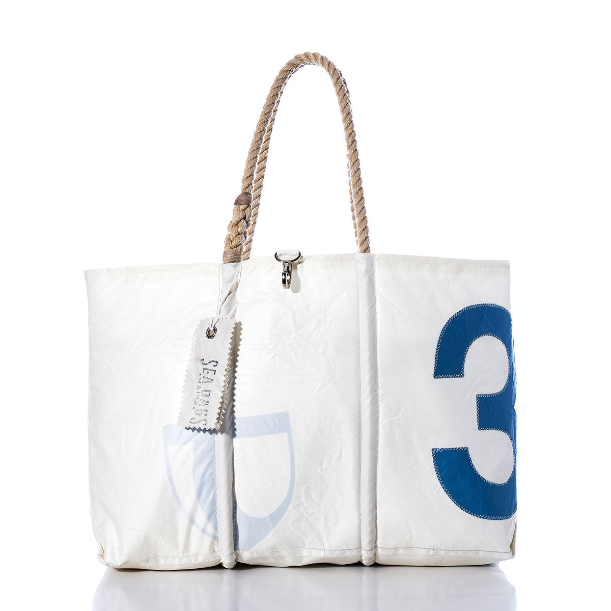 Vintage Blue 3 Large Tote