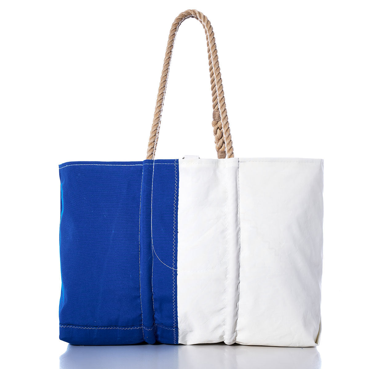 Vintage Blue and White Large Tote Alternate View