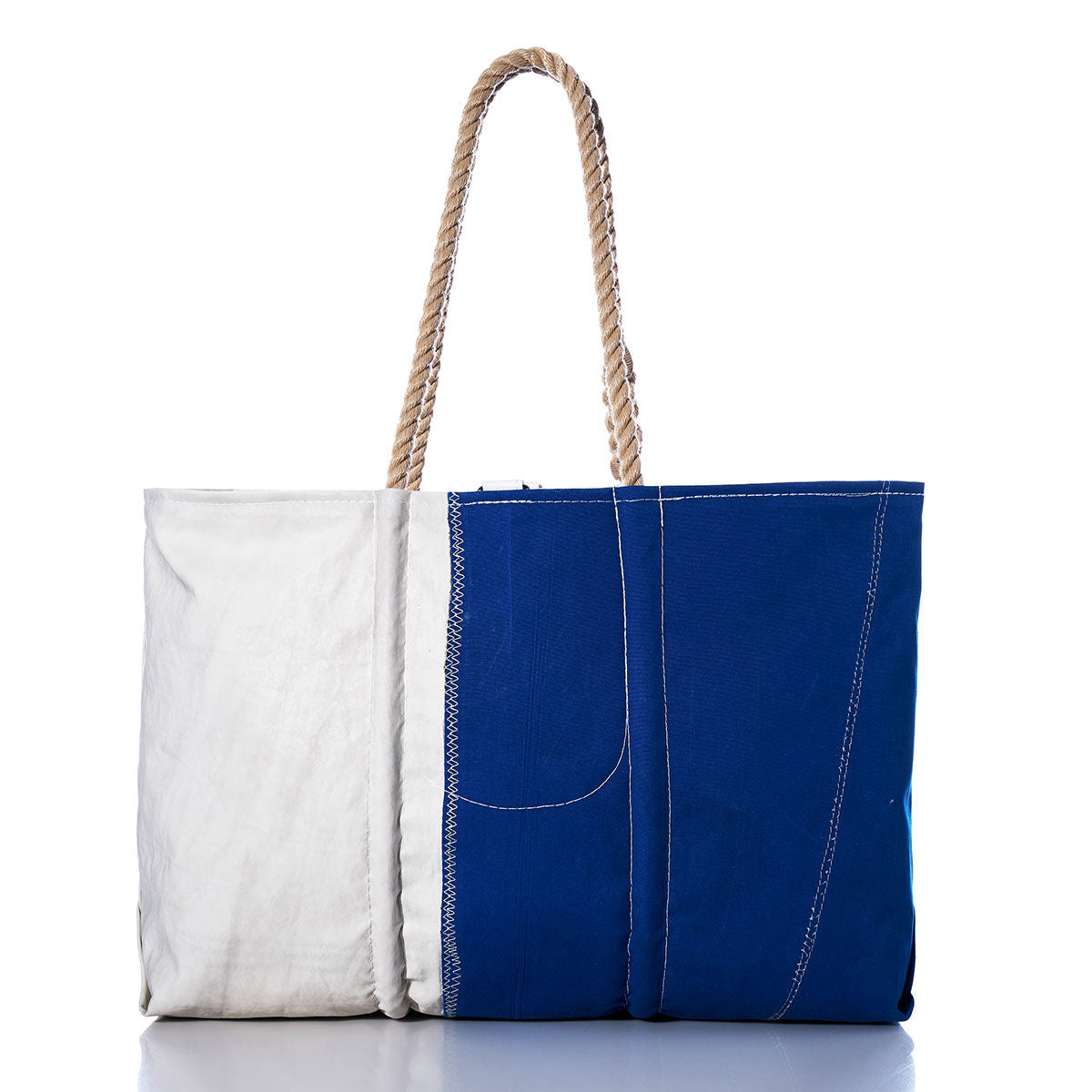 Vintage Blue and White Large Tote Alternate View