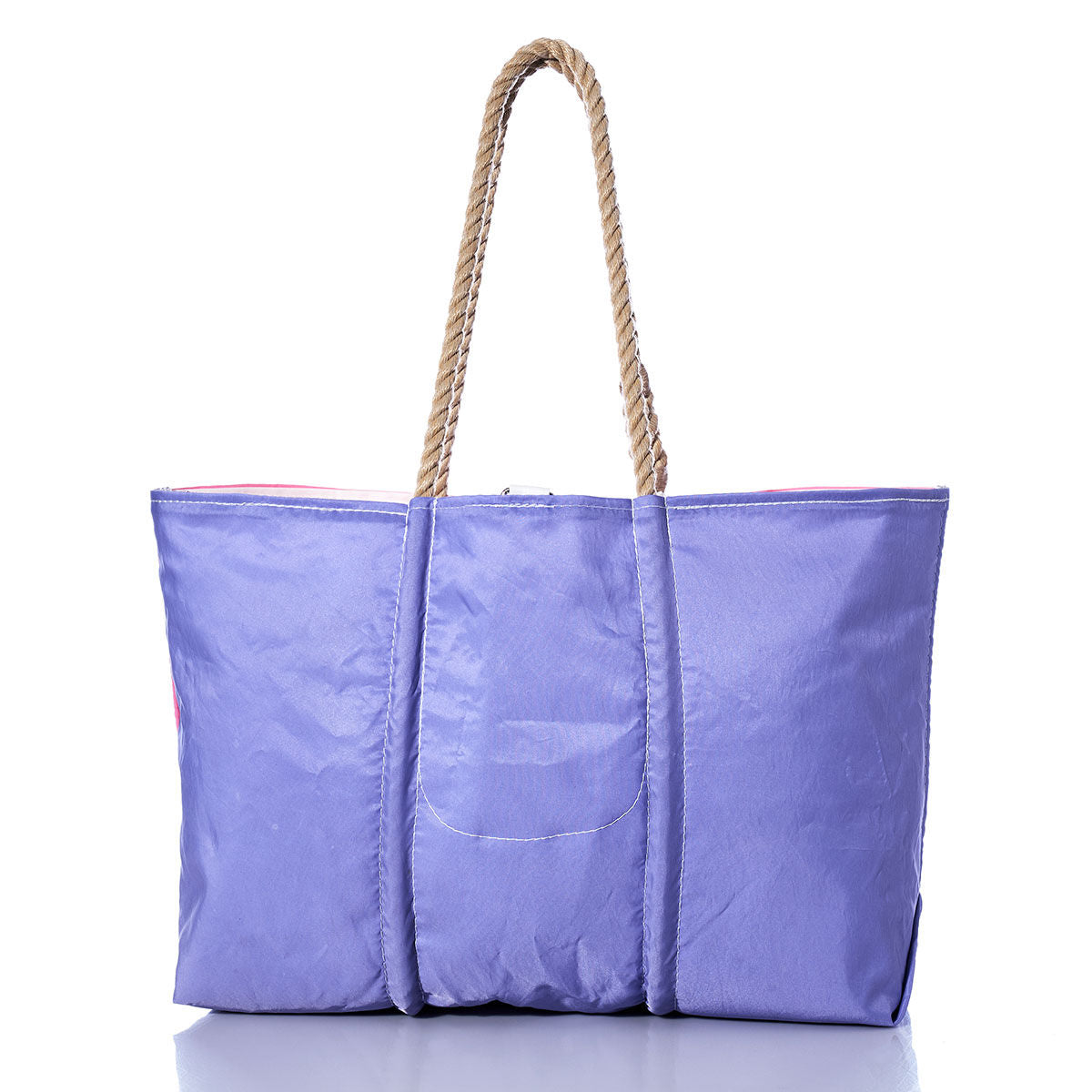 Vintage Pink and Purple Large Tote Alternate View