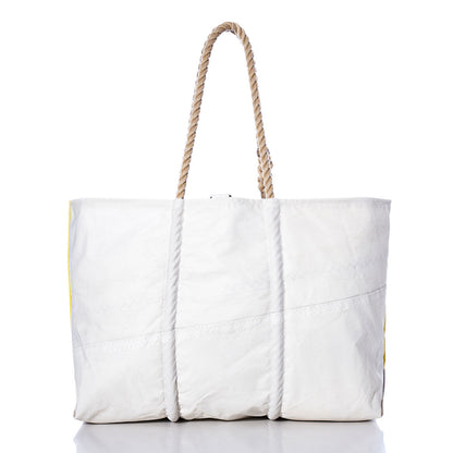 Vintage Neon and White Large Tote Alternate View