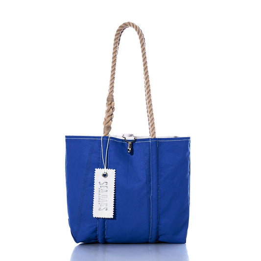 Vintage Blue and White Handbag