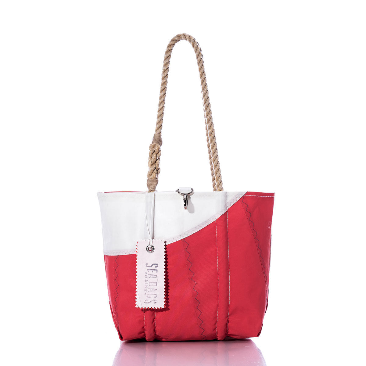 Vintage Red and White Handbag