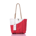 Vintage Red and White Handbag