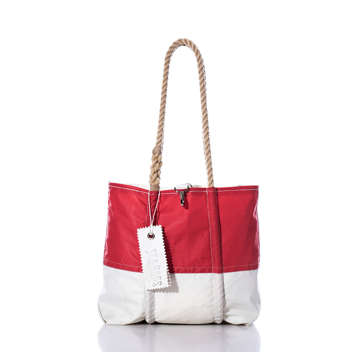 Vintage Red and White Handbag