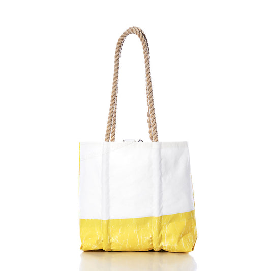 Vintage Yellow and White Handbag Alternate View