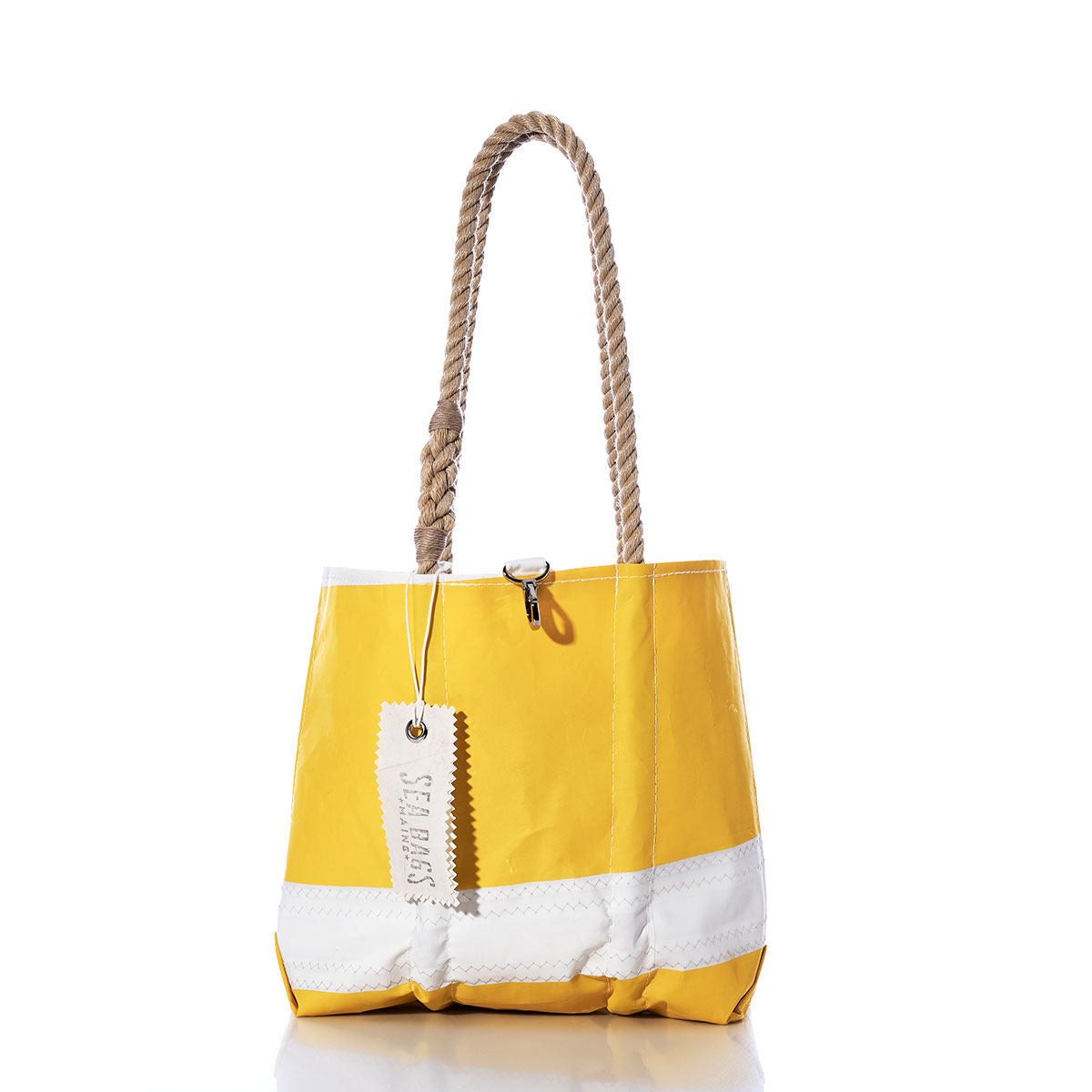 Vintage Yellow and White Handbag