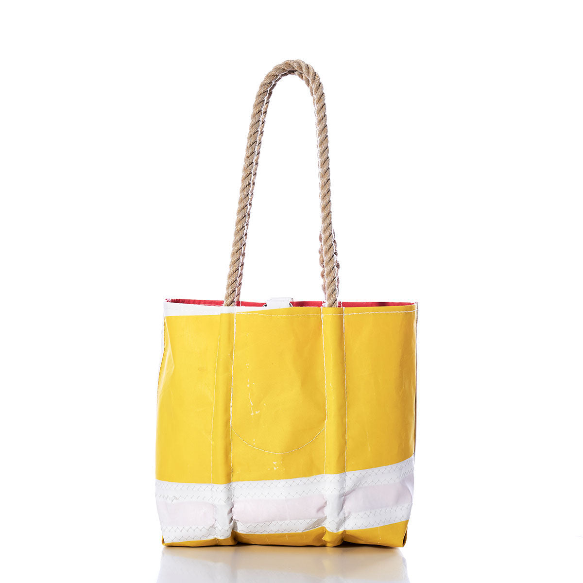 Vintage Yellow and White Handbag Alternate View