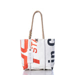 Vintage Orange Letters Handbag