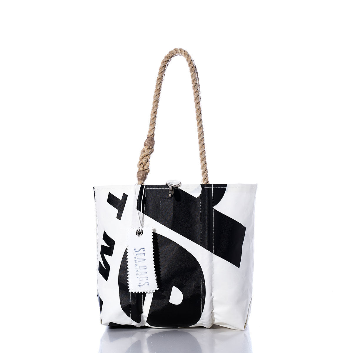Vintage Black Letters Handbag