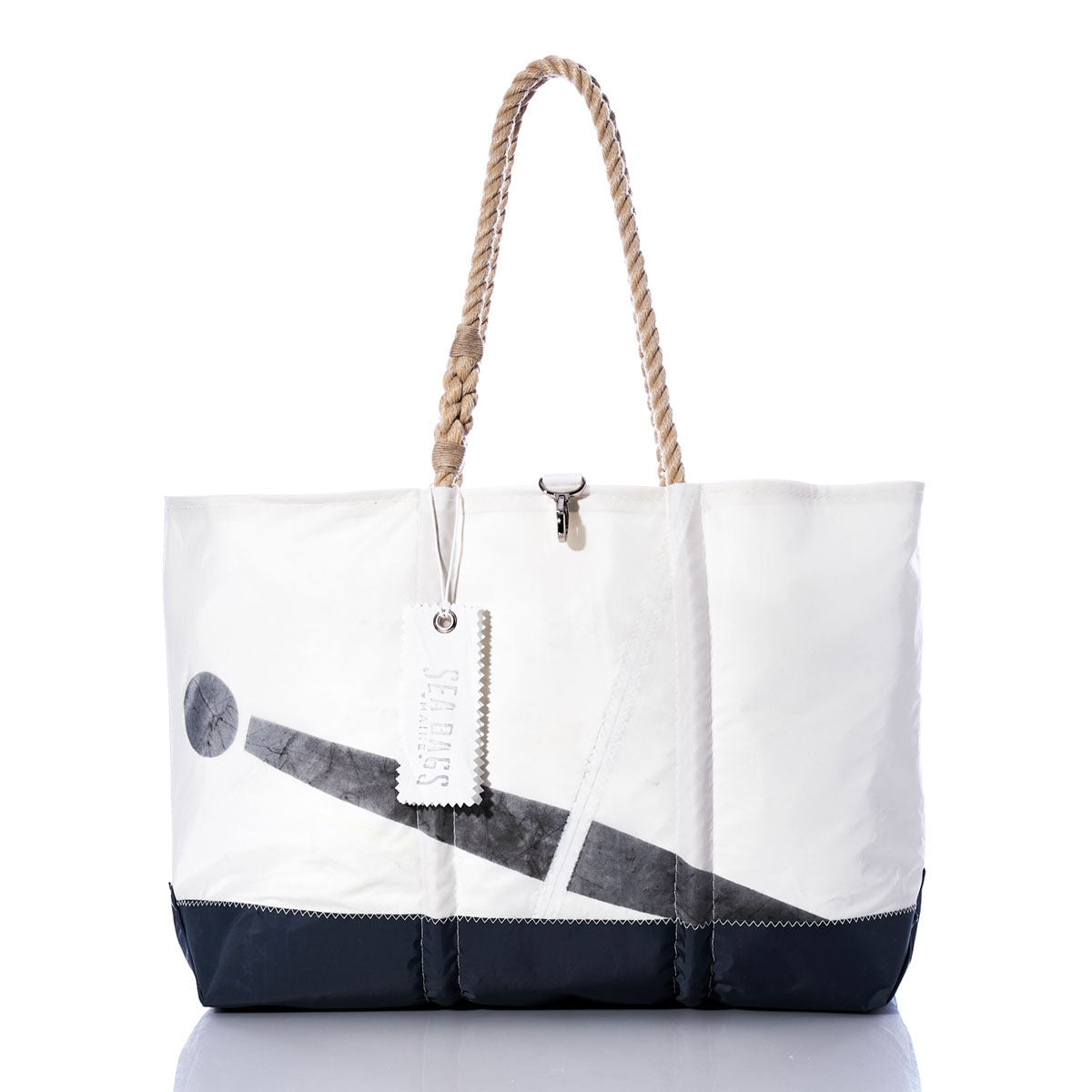 Vintage Gray  i Ogunquit Beach Tote