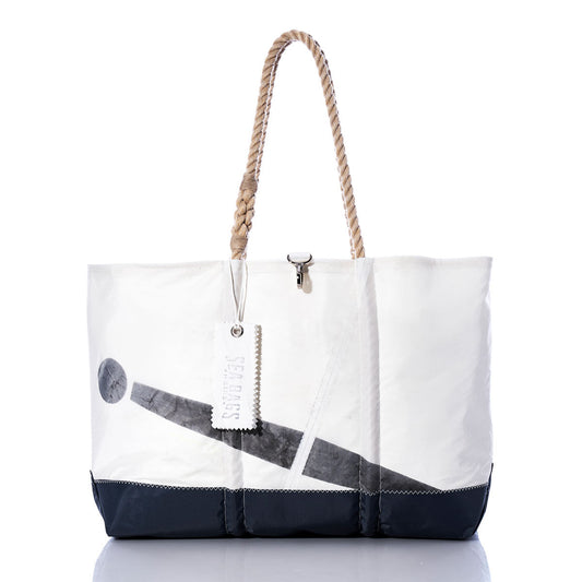 Vintage Gray  i Ogunquit Beach Tote