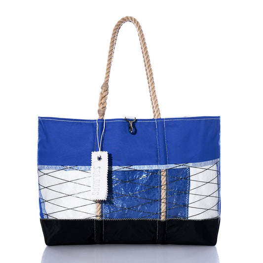Vintage Blue Window Ogunquit Beach Tote