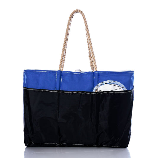 Vintage Blue Window Ogunquit Beach Tote Alternate View