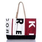 Vintage Red and Black Letters Ogunquit Beach Tote