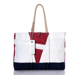 Vintage Red Graphic Ogunquit Beach Tote