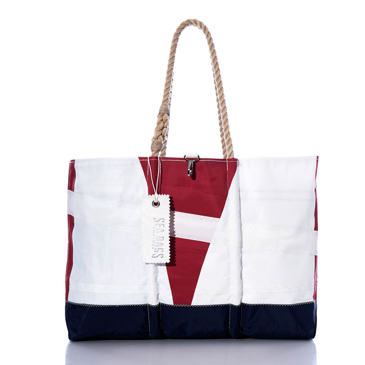 Vintage Red Graphic Ogunquit Beach Tote