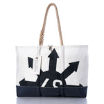 Vintage Black Graphic Ogunquit Beach Tote