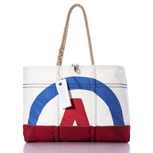 Vintage Red A Ogunquit Beach Tote