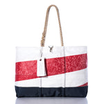 Vintage Red Stripe Ogunquit Beach Tote
