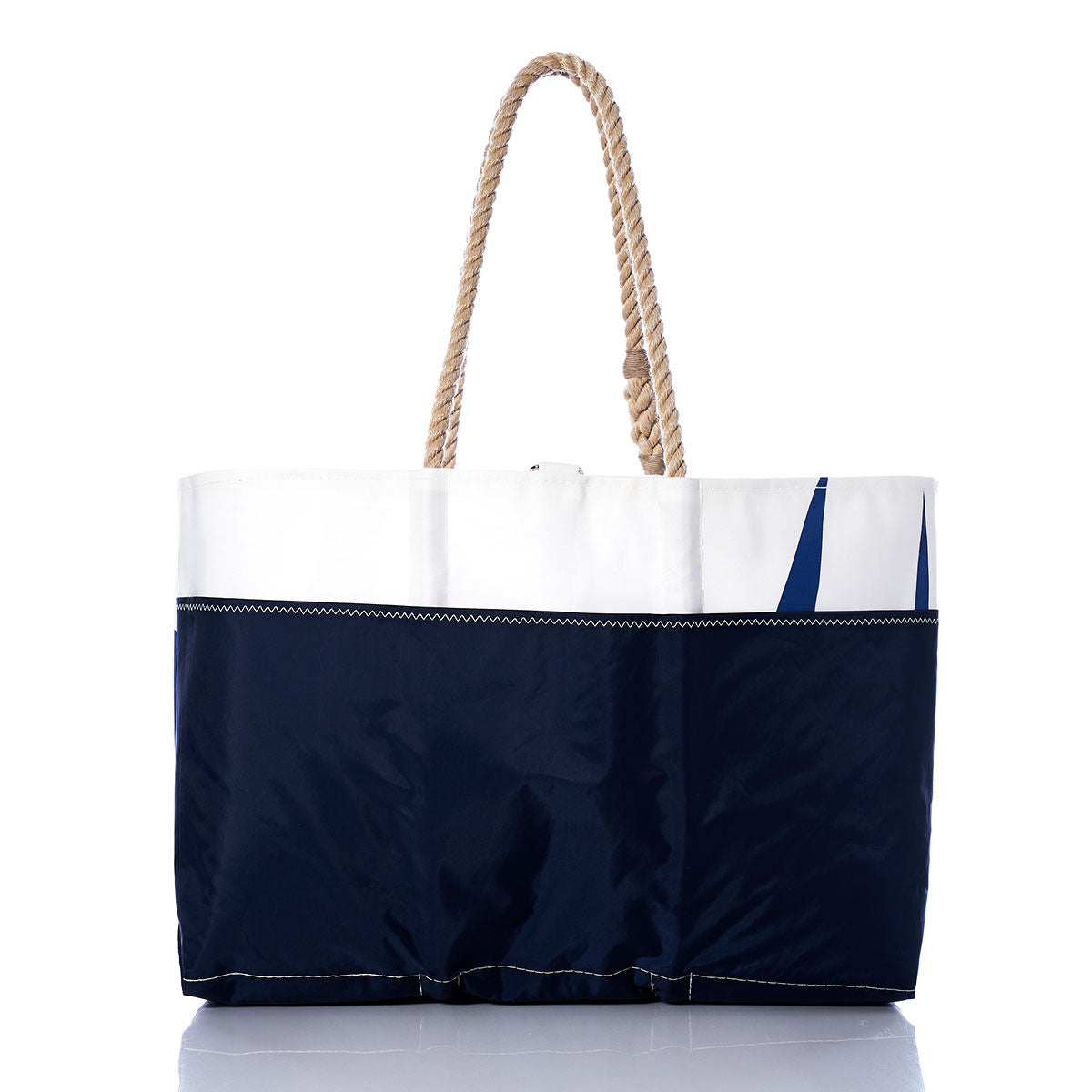 Vintage Blue Graphic Ogunquit Beach Tote Alternate View