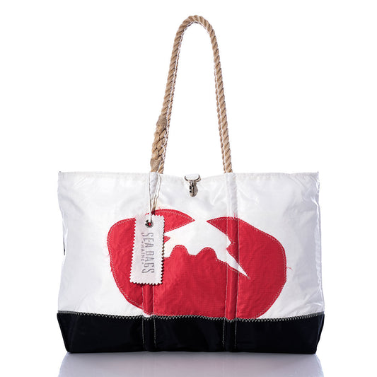 Vintage Red Crab Ogunquit Beach Tote