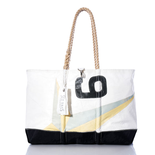 Vintage Black 6 Ogunquit Beach Tote