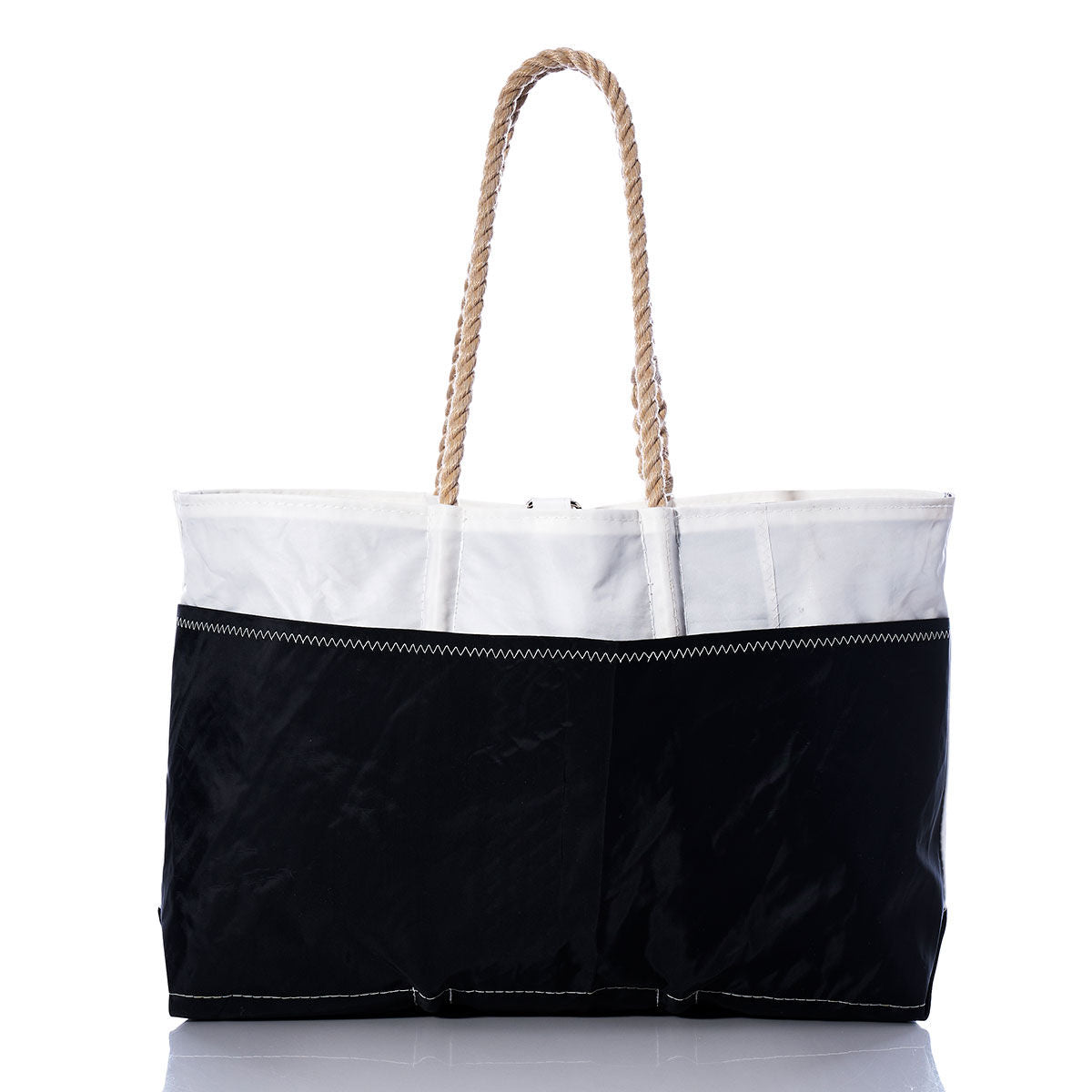 Vintage Black 6 Ogunquit Beach Tote Alternate View