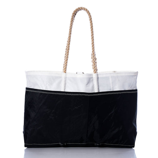 Vintage Black 6 Ogunquit Beach Tote Alternate View