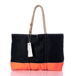 Vintage Black and Orange Ogunquit Beach Tote