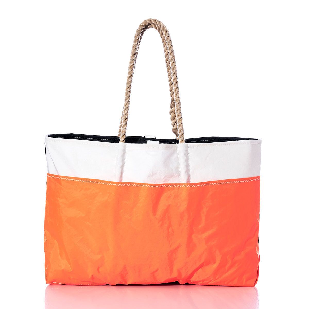 Vintage Black and Orange Ogunquit Beach Tote Alternate View