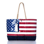 Vintage Stars and Stripes Ogunquit Beach Tote