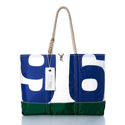 Vintage Blue 96 Ogunquit Beach Tote