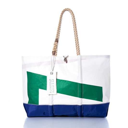 Vintage Green 7 Ogunquit Beach Tote