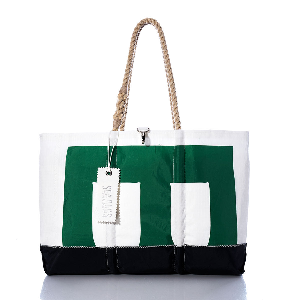 Vintage Green B Ogunquit Beach Tote