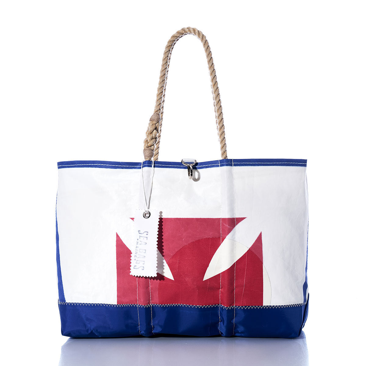 Vintage Yacht Club Burgee Ogunquit Beach Tote