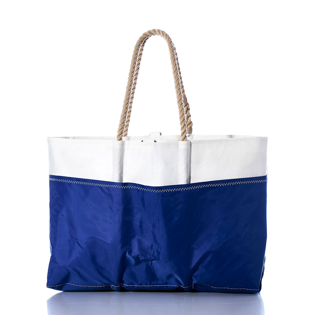 Vintage Green and Blue Ogunquit Beach Tote Alternate View