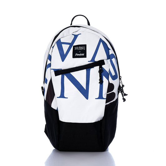 Vintage Blue Letters Crew Backpack