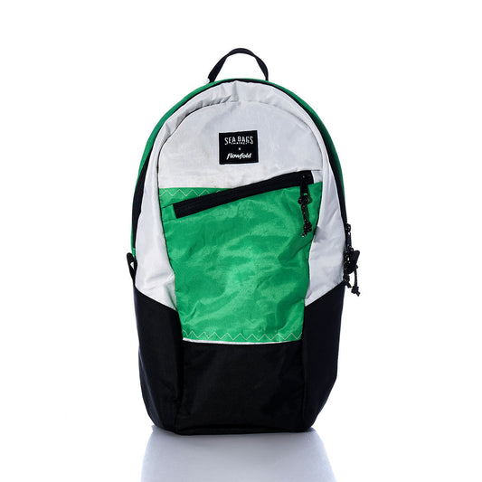Vintage Green and White Crew Backpack
