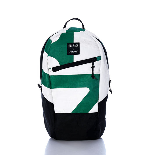 Vintage Green and White Crew Backpack
